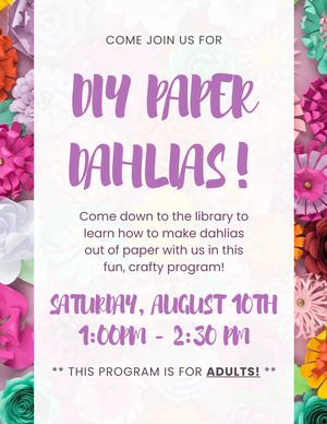 Paper Dahlias